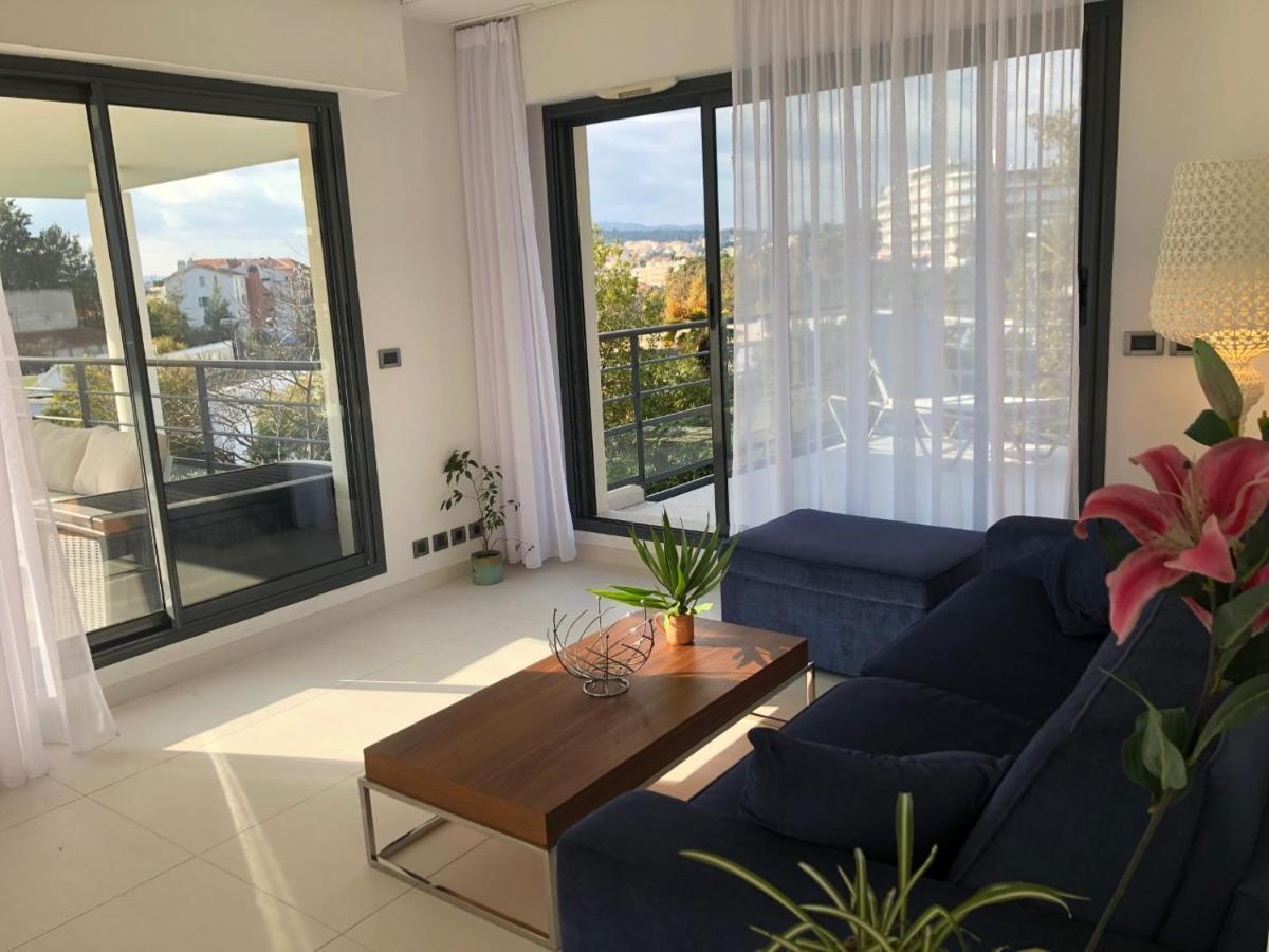 Appartement Montfleury, 2 Terrasses, 2 Chambres , 2 Sdb , Pkg Prive Piscine, 15 Min Walk To Croisette Beach And Palais Des Festivals Cannes Eksteriør bilde